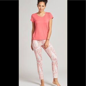 Echo Tee & Legging PJ Set Size S NWOT